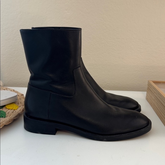 Stuart Weitzmann black ankle boots - Size US 6 - Picture 1 of 10